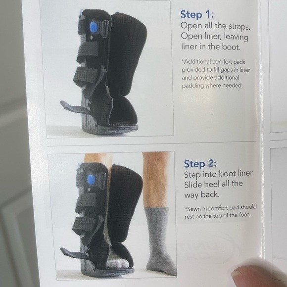 United Ortho - USA14109 Air Cam Walker Fracture Boot Extra Large Black - Picture 9 of 12